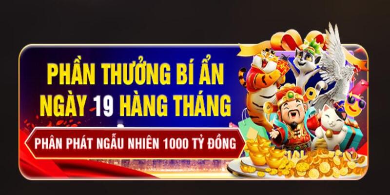 Khuyến Mãi 789WIN Quà bí ẩn từ 789win ngày 19 mỗi tháng